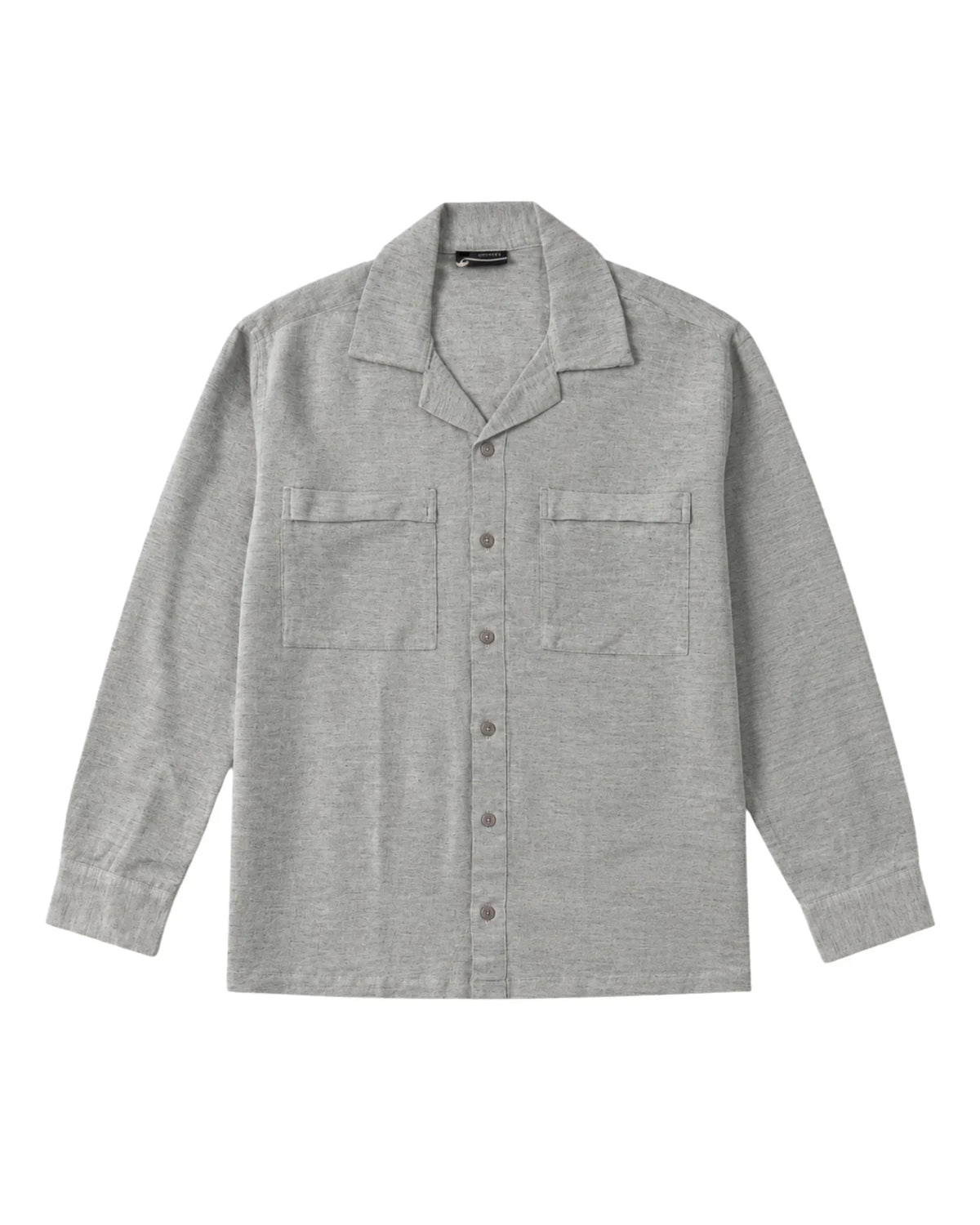 Double pocket linen shirt